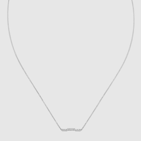 Collier Gucci Link to Love avec diamants