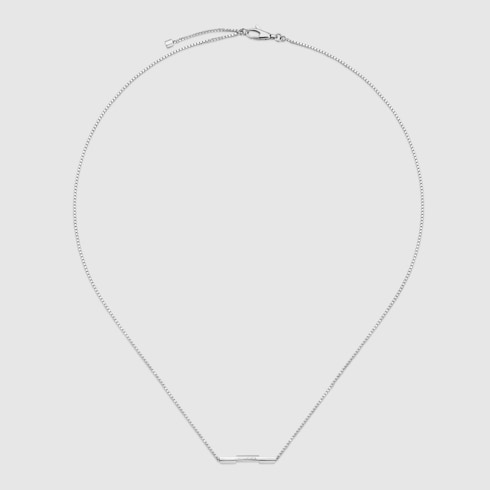 〔Gucci Link to Love〕ダイヤモンドネックレス 18k ゴールド