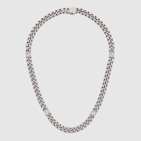 구찌 인터로킹 목걸이