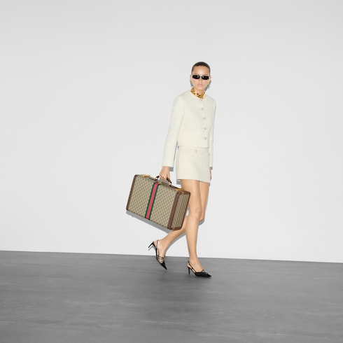 Gucci Savoy系列中号硬体旅行箱