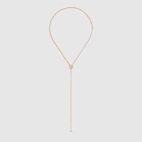 Collier Gucci Blondie avec pendentif perle