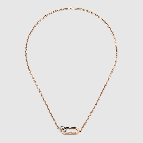 Collar cadena Gucci Link to Love 18 quilates