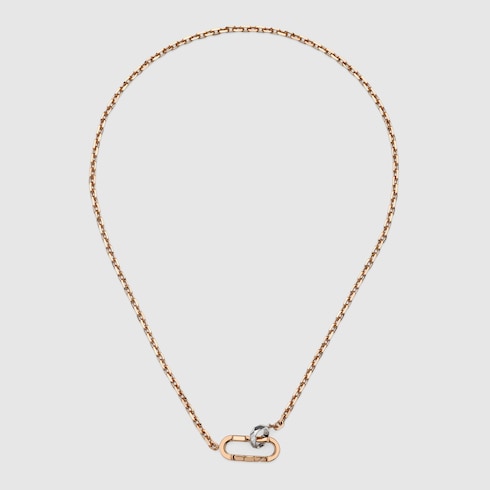 Collar cadena Gucci Link to Love 18 quilates