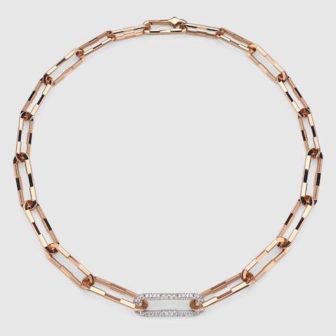 Collier en diamants Gucci Link to Love