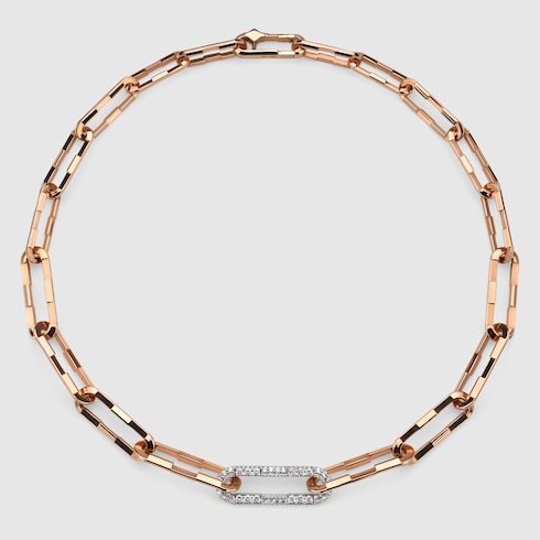 Collier en diamants Gucci Link to Love