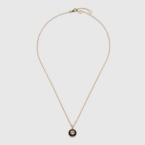 Collana a catena Gucci Interlocking oro 18k