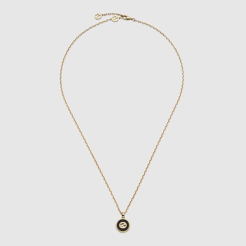 Collar de cadena Gucci Interlocking de 18 ct
