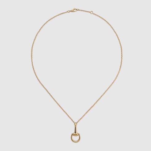 18k Horsebit chain necklace