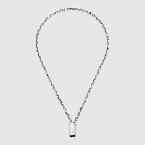 Trademark chain necklace with padlock Detail 2