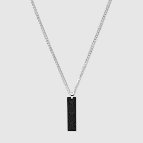 Gucci tag necklace hotsell