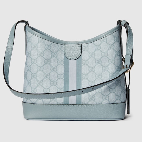 Ophidia small shoulder bag in Blue GG Canvas | GUCCI® SI