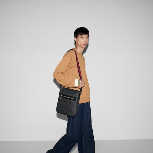 Sac à bandoulière GG Black moyen format