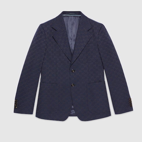 GG cotton blend formal jacket