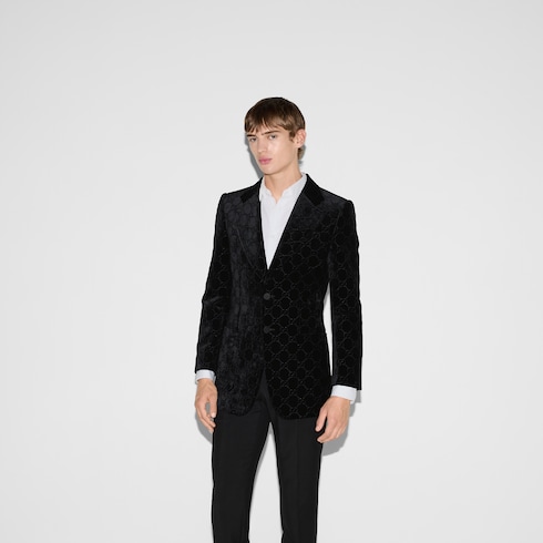 Veste en velours GG