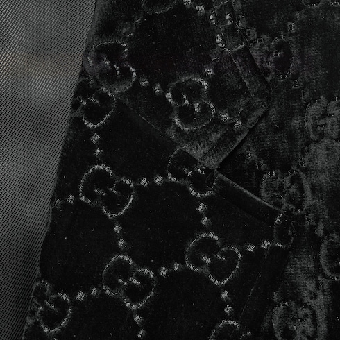 Chaqueta de terciopelo con GG