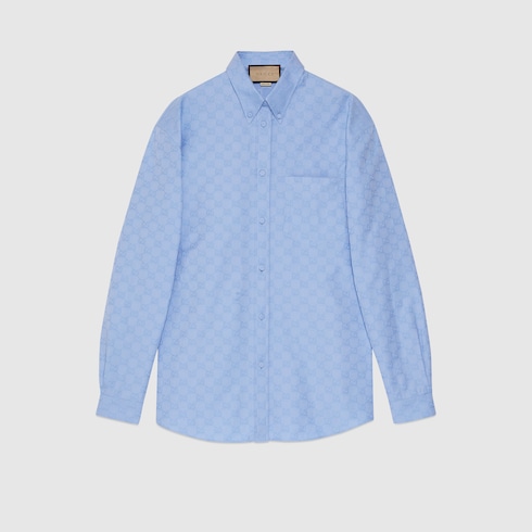 Camisa de algodón GG Supreme