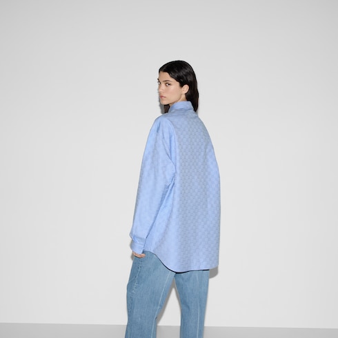 Bluse aus GG Supreme-Baumwolle