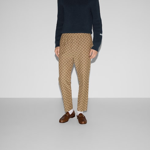 GG canvas jogging pant