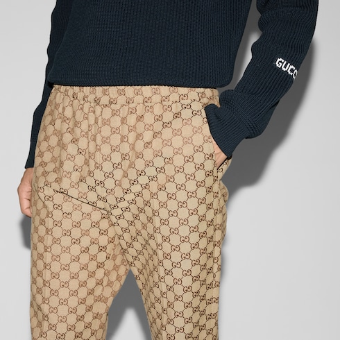 GG canvas jogging pant