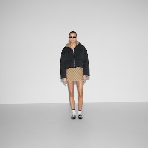 Chaqueta bomber de poliéster reversible