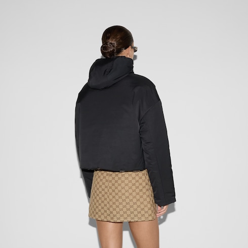 Chaqueta bomber de poliéster reversible