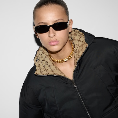 Wendbare Bomberjacke aus Polyester