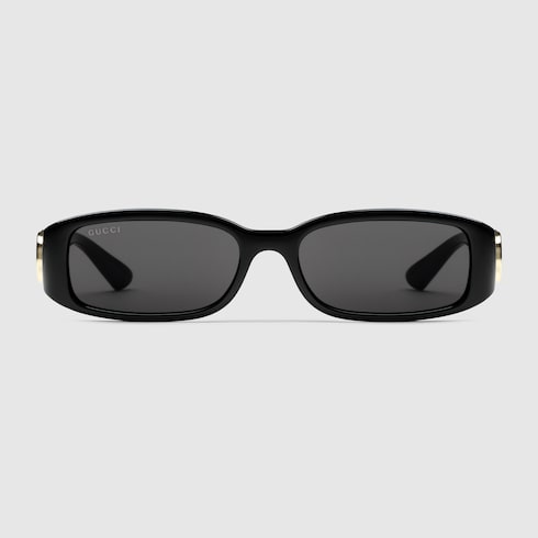 Rectangular frame sunglasses