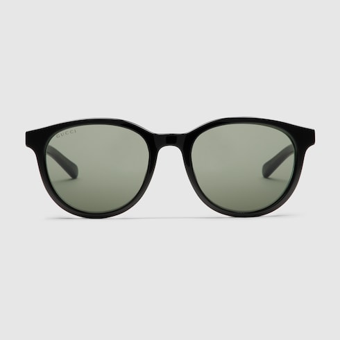 Low nose bridge fit round sunglasses