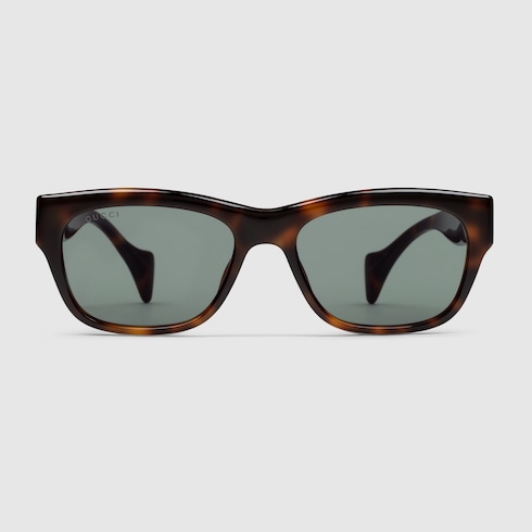 Rectangular frame sunglasses