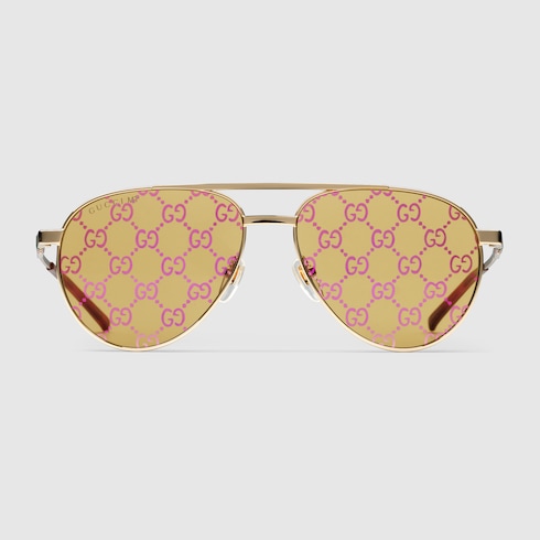 Aviator frame sunglasses