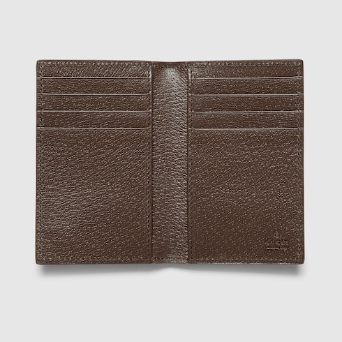 Brown interior GG long card case  Detail 2