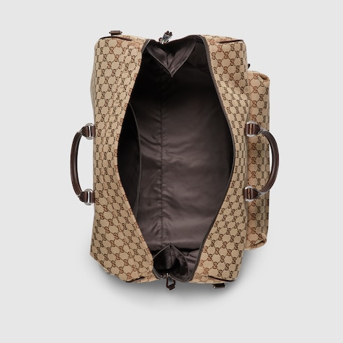 GG canvas large duffle bag