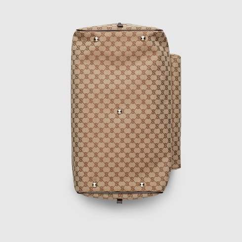 GG canvas large duffle bag