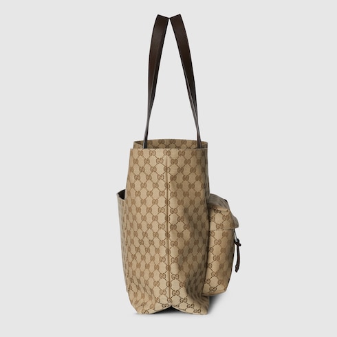 Bolso tote de lona GG tamaño maxi 