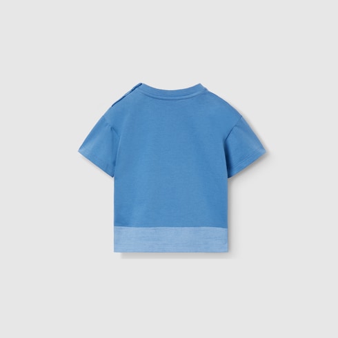 T-shirt neonato in cotone stampato