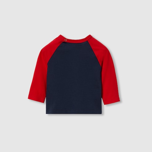 T-shirt neonato in cotone stampato