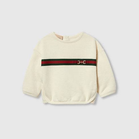 Sudadera de Bebé de Algodón con Tribanda