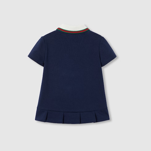 Robe pour bébé en jersey de coton avec bande Web