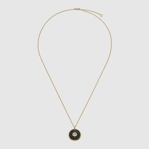 Collar de cadena Gucci Interlocking de 18 ct