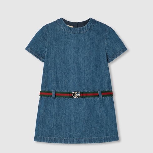 Children's denim dress with Web