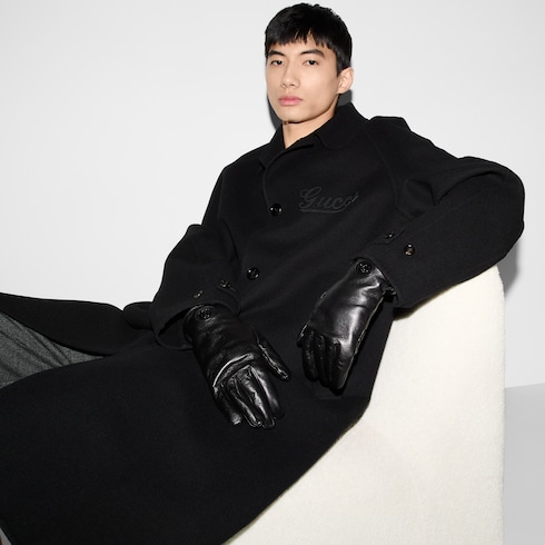 Doppel G Handschuhe aus Leder