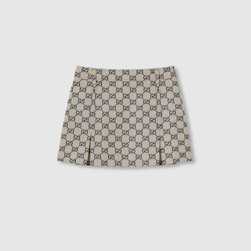 Children's GG canvas skirt