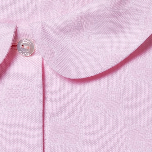 Camisa de algodón Oxford con GG para bebé