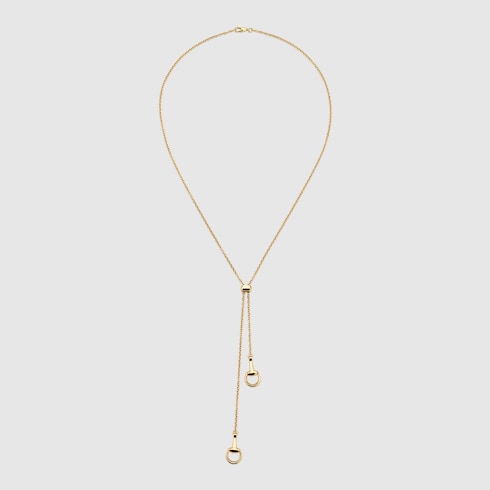 Collier pendentif à motif Mors 18 carats