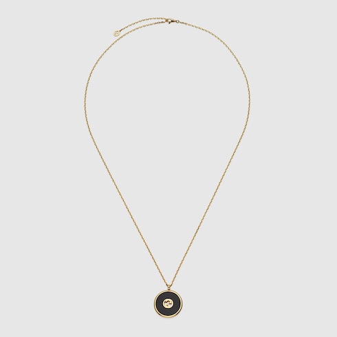 Collar de cadena Gucci Interlocking de 18 ct