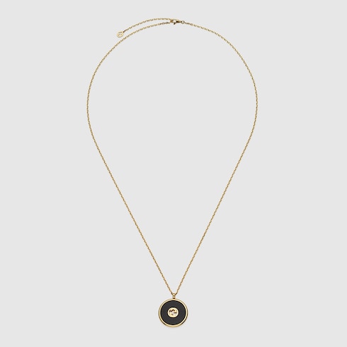 Gucci Interlocking 18k long chain necklace Detail 4