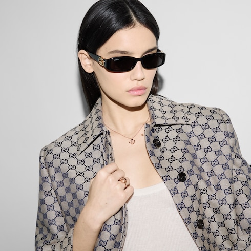 Anello Gucci Flora oro 18k con diamanti