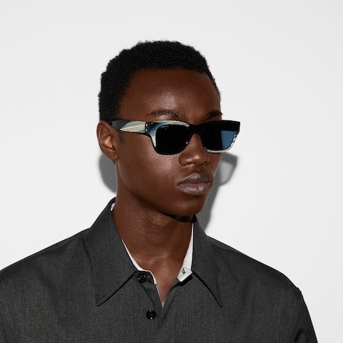Rectangular frame sunglasses