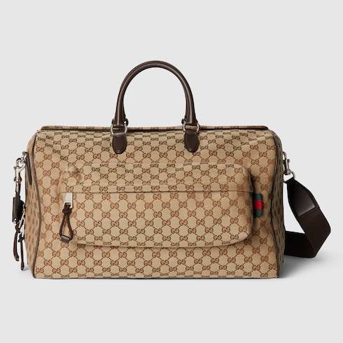 Sac de voyage en toile GG moyen format 