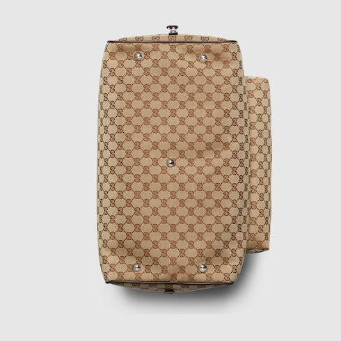GG帆布中号旅行包 